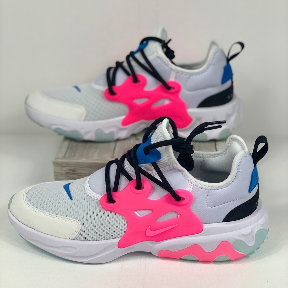Nike Women’s White Pink Blue Black Sneakers